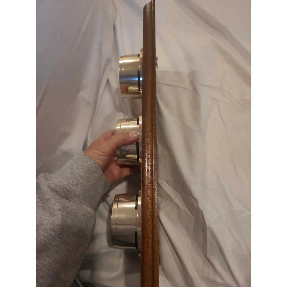 Vintage Springfield 3 Gauge Weather Station Humidity Temperature Barometer USA